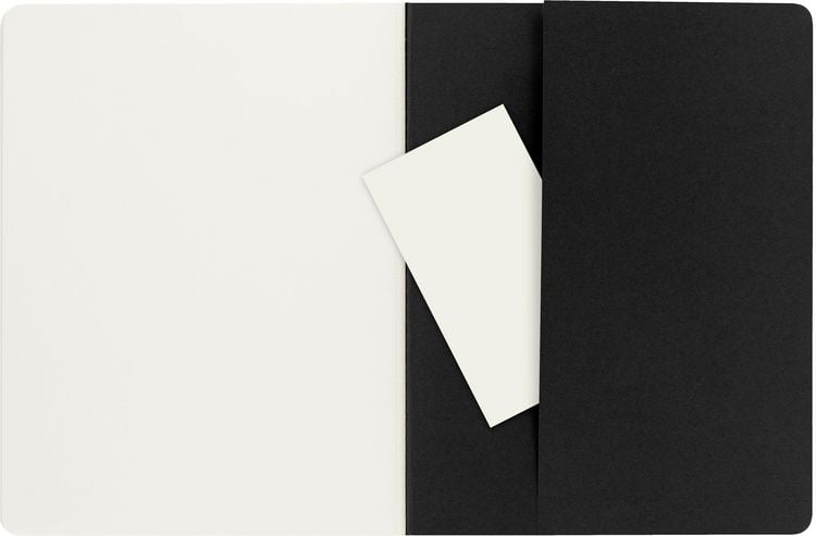 Produktbild: Moleskine Cahier Extra Large blanko schwarz. 3er Pack