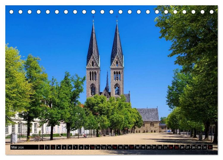 Produktbild: Halberstadt - Das Tor zum Harz (Tischkalender 2026 DIN A5 quer), CALVENDO Monatskalender