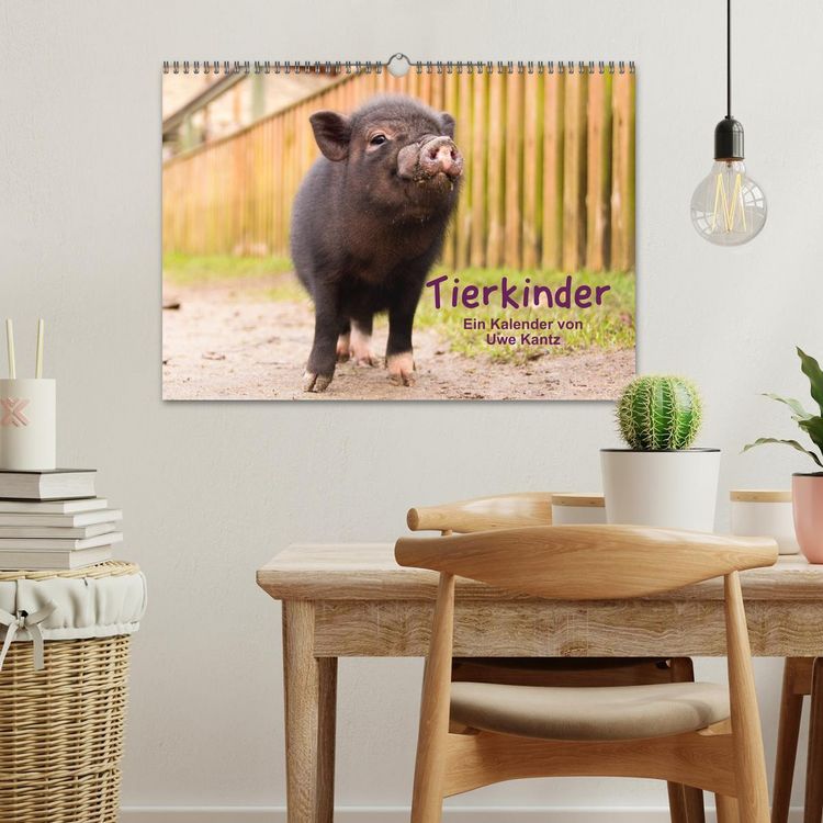 Produktbild: Tierkinder (Wandkalender 2026 DIN A3 quer), CALVENDO Monatskalender