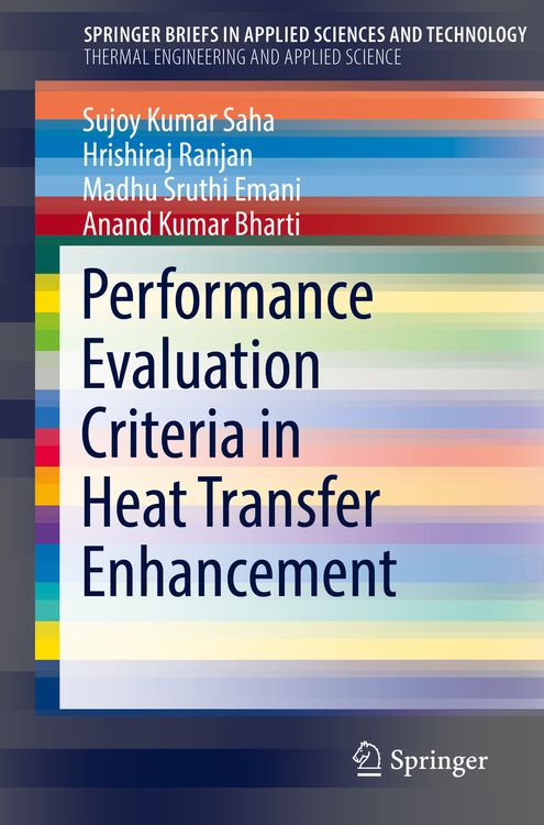 Produktbild: Performance Evaluation Criteria in Heat Transfer Enhancement