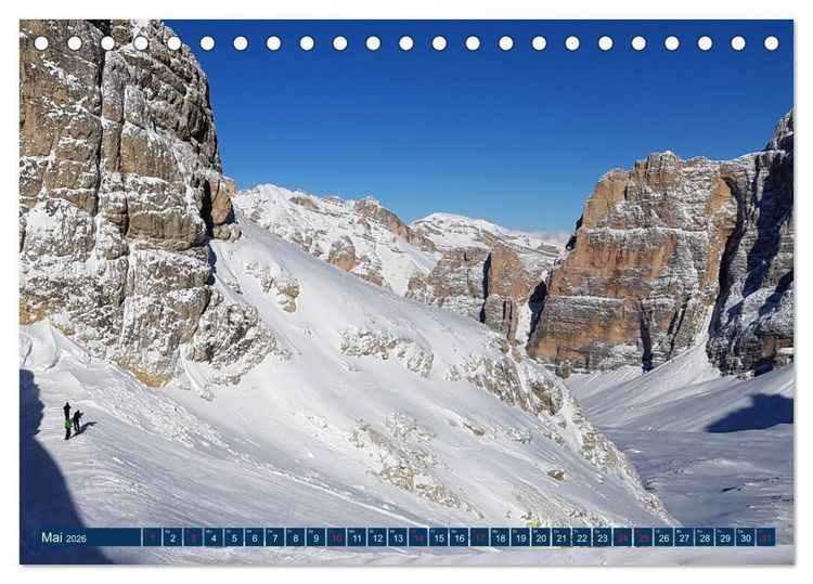 Produktbild: Sella Ronda (Tischkalender 2026 DIN A5 quer), CALVENDO Monatskalender