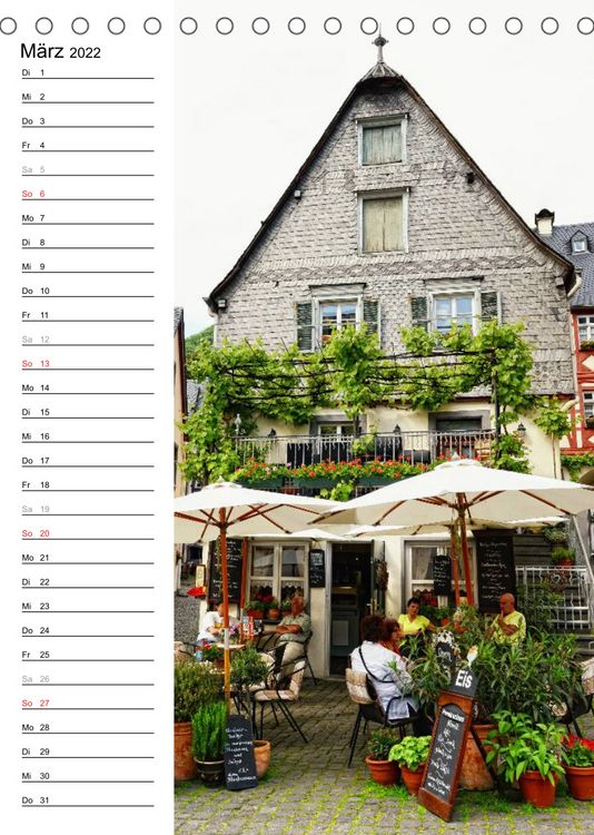 Produktbild: Beilstein - Romantisches Mosel-St&auml;dtchen (Tischkalender 2022 DIN A5 hoch)