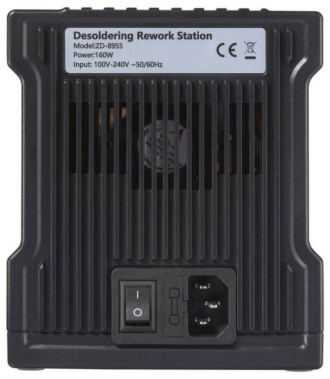 Produktbild: TOOLCRAFT TC-8955 Entl&ouml;tstation digital 150W 300 - 480&deg;C inkl. Entl&ouml;tsaugpumpe