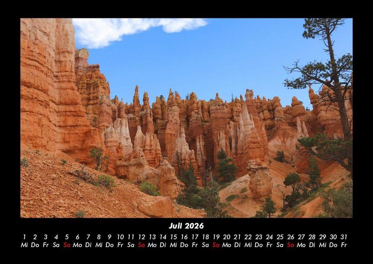 Produktbild: Landschaftskalender 2026 Fotokalender DIN A3
