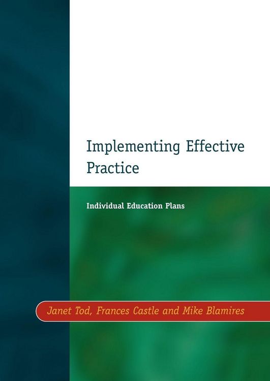 Produktbild: Individual Education Plans Implementing Effective Practice