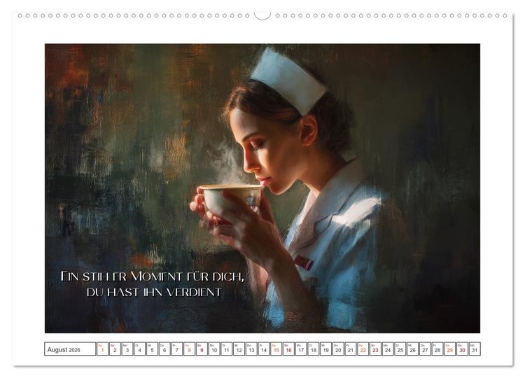 Produktbild: Zeit f&uuml;r Dankbarkeit - Pflege mit Herz (hochwertiger Premium Wandkalender 2026 DIN A2 quer), Kunstdruck in Hochglanz