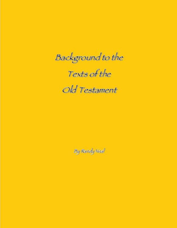 Produktbild: Backgrounds to the Text of the Old Testament