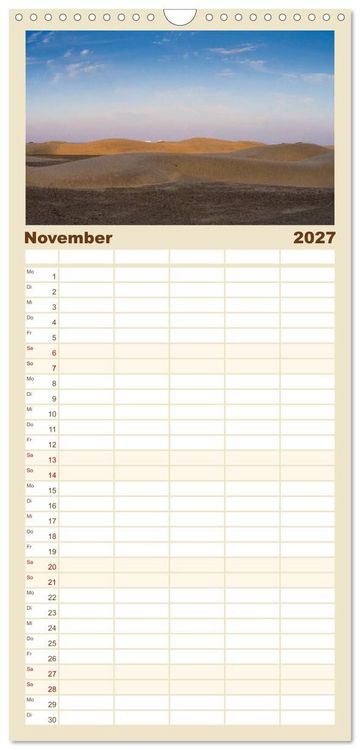 Produktbild: Familienplaner 2027 - Gran Canaria - Extrabreite Landschaften mit 5 Spalten (Wandkalender, 21 x 45 cm) CALVENDO