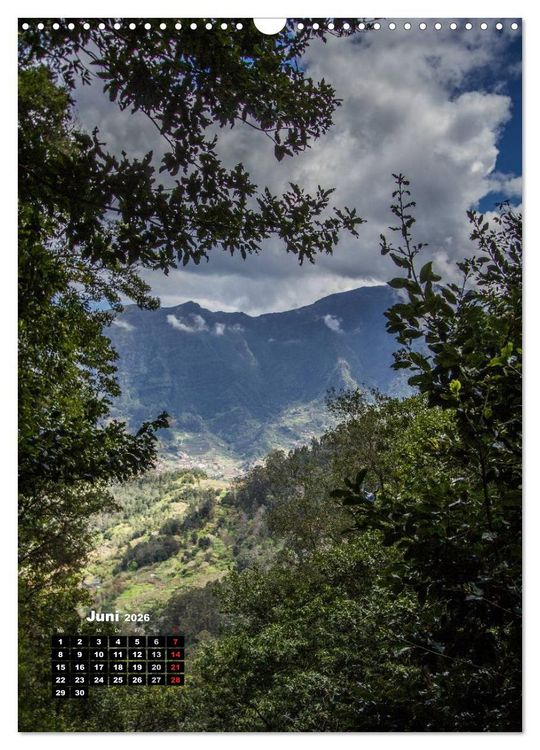 Produktbild: Levadas - Wasserwege auf Madeira (Wandkalender 2026 DIN A3 hoch), CALVENDO Monatskalender