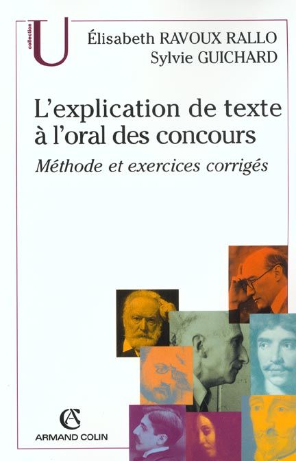Produktbild: L Explication de Texte a l Oral des Concours; Methode et Exercices