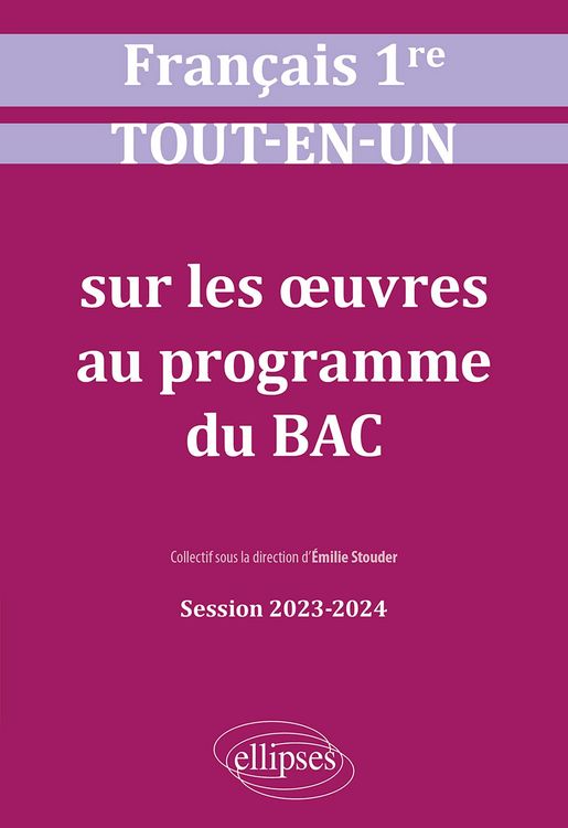 Produktbild: Fran&ccedil;ais. Premi&egrave;re. Tout-en-un sur les oeuvres au programme du bac