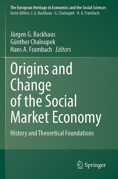 Produktbild: Origins and Change of the Social Market Economy