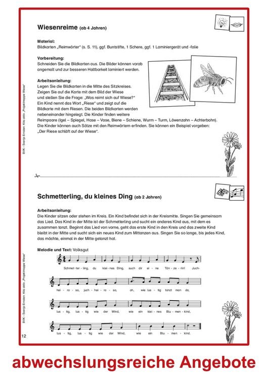 Produktbild: Kita aktiv Projektmappe Wiese