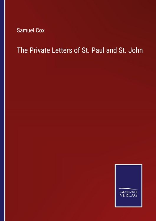 Produktbild: The Private Letters of St. Paul and St. John
