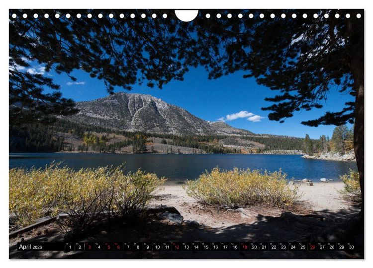 Produktbild: Entlang der Sierra Nevada (Wandkalender 2026 DIN A4 quer), CALVENDO Monatskalender