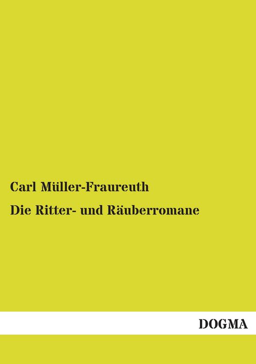 Produktbild: Die Ritter- und R&auml;uberromane