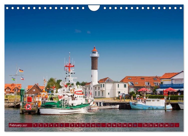Produktbild: Mecklenburg-Western Pomerania. Impressions from the Baltic coast (Wall Calendar 2027 DIN A4 landscape), CALVENDO 12 Month Wall Calendar