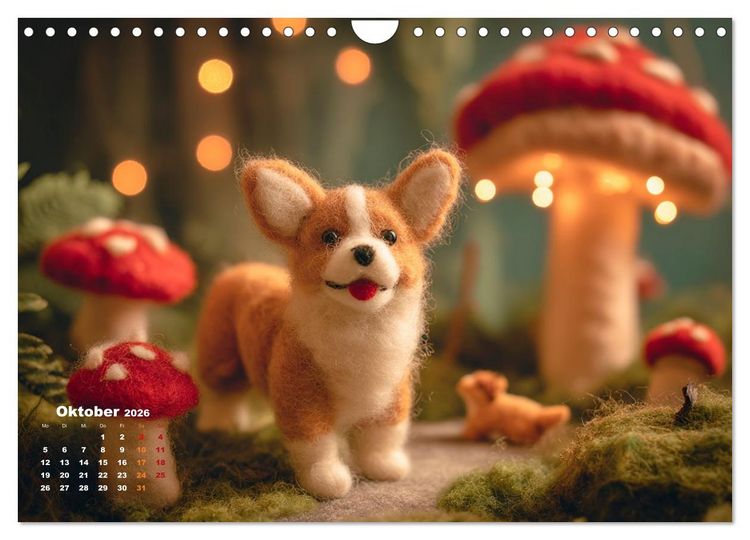 Produktbild: Tierisch flauschige Abenteuerreise (Wandkalender 2026 DIN A4 quer), CALVENDO Monatskalender