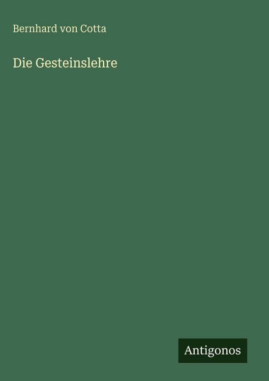 Produktbild: Die Gesteinslehre