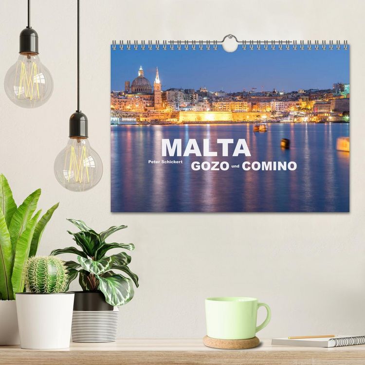 Produktbild: Malta - Gozo und Comino (Wandkalender 2026 DIN A4 quer), CALVENDO Monatskalender