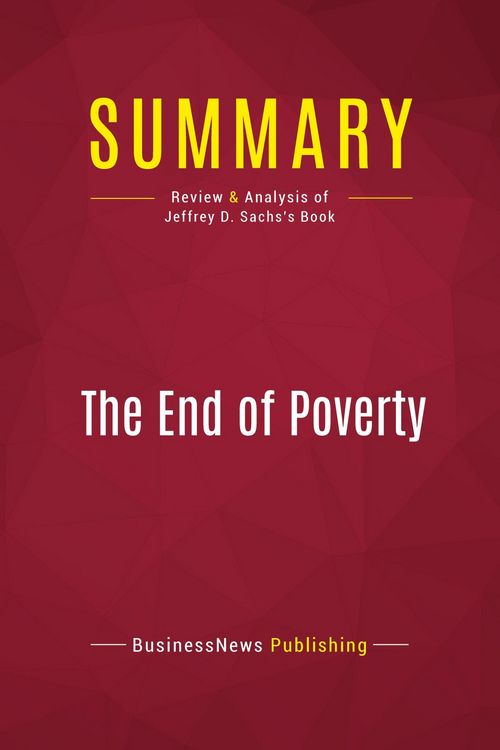 Produktbild: Summary: The End of Poverty