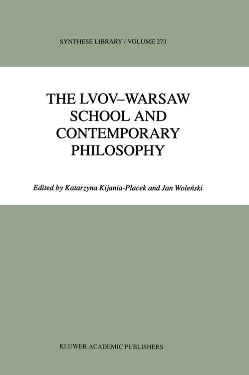 Produktbild: The Lvov-Warsaw School and Contemporary Philosophy