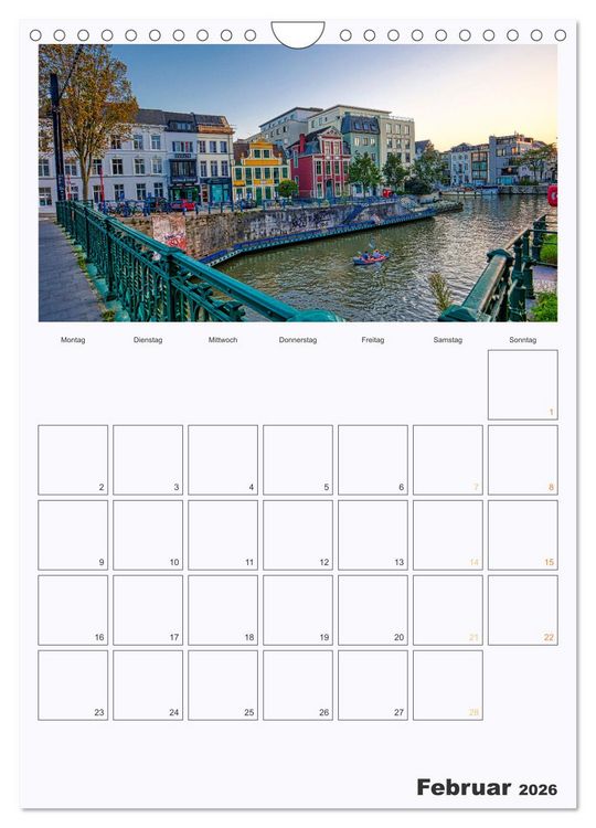 Produktbild: Flandern - Grafschaft in Belgien (Wandkalender 2026 DIN A4 hoch), CALVENDO Monatskalender