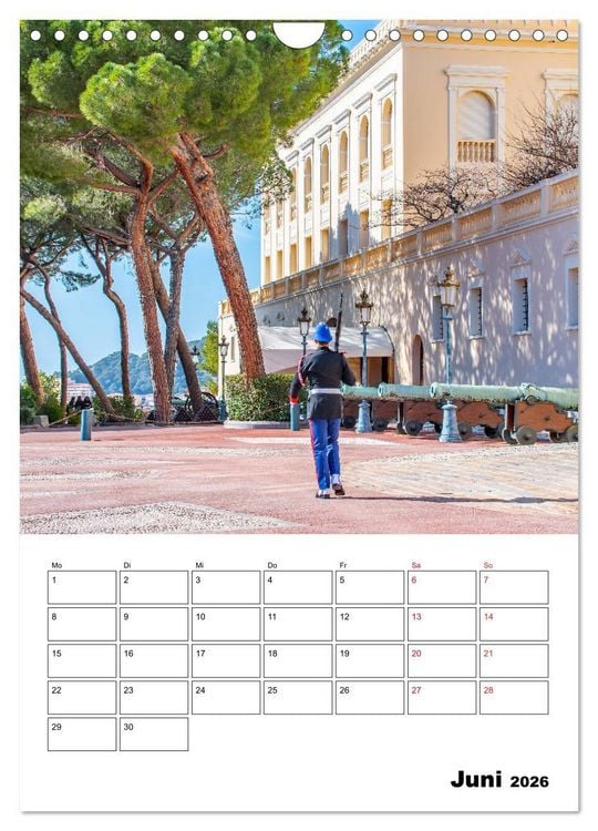 Produktbild: Monaco - F&uuml;rstentum an der C&ocirc;te d'Azur (Wandkalender 2026 DIN A4 hoch), CALVENDO Monatskalender