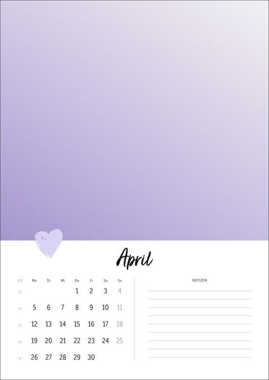Produktbild: Kreativkalender Mit Liebe gemacht A4 2027