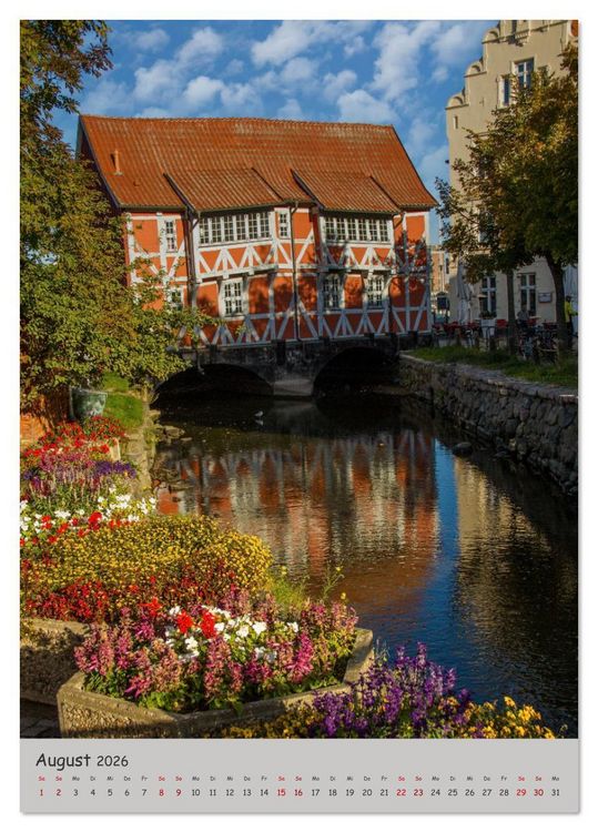Produktbild: Wismar - UNESCO Welterbe in Deutschland (Tischkalender 2026 DIN A5 hoch), CALVENDO Monatskalender