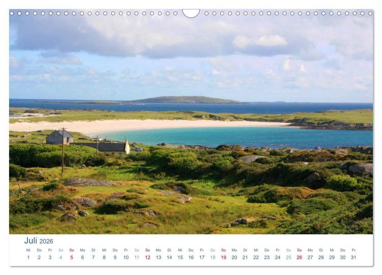 Produktbild: Irland 2026. Impressionen zwischen gr&uuml;nen H&uuml;geln und blauen K&uuml;sten (Wandkalender 2026 DIN A3 quer), CALVENDO Monatskalender
