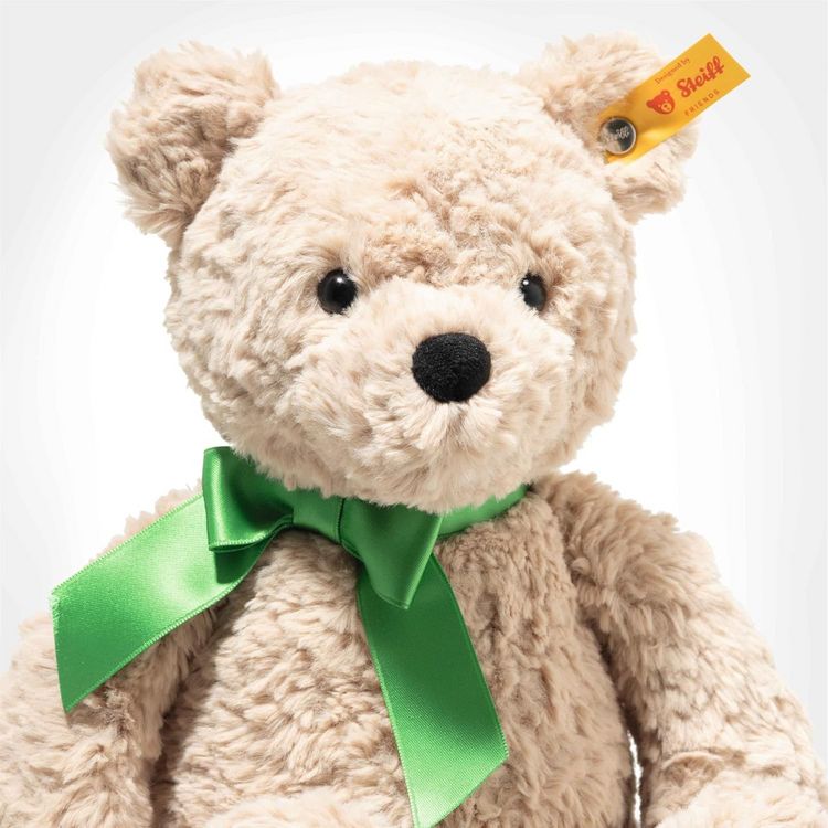 Produktbild: Steiff 114144 - Soft Cuddly Friends, Teddyb&auml;r Jimmi Good Luck, 30 cm, Pl&uuml;sch
