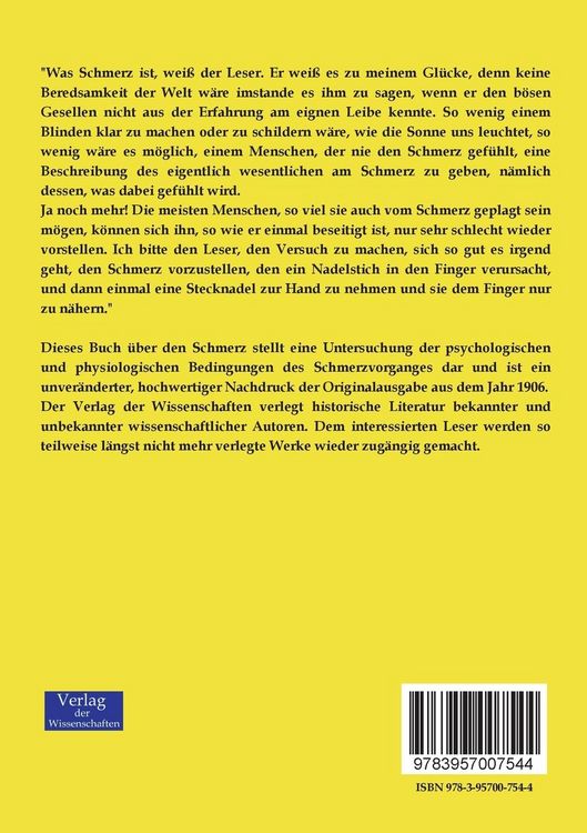 Produktbild: Der Schmerz