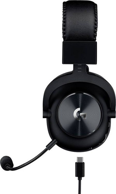 Produktbild: Logitech Gaming PRO X On Ear Headset Funk 7.1 Surround Schwarz Lautst&auml;rkeregelung, Mikrofon-Stummschaltung Gaming