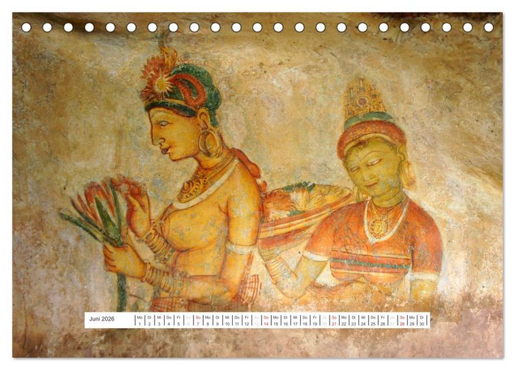 Produktbild: Asien - Sri Lanka (Tischkalender 2026 DIN A5 quer), CALVENDO Monatskalender