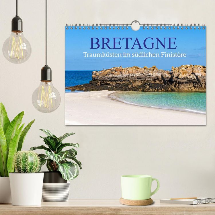 Produktbild: Bretagne - Traumk&uuml;sten im s&uuml;dlichen Finist&egrave;re (Wandkalender 2026 DIN A4 quer), CALVENDO Monatskalender