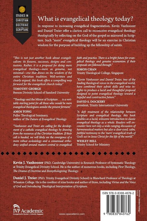 Produktbild: Theology and the Mirror of Scripture