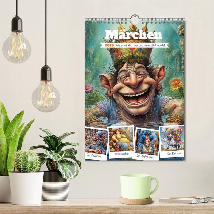 Produktbild: M&auml;rchen. Wie es wirklich war und nie erz&auml;hlt wurde! (Wandkalender 2026 DIN A4 hoch), CALVENDO Monatskalender