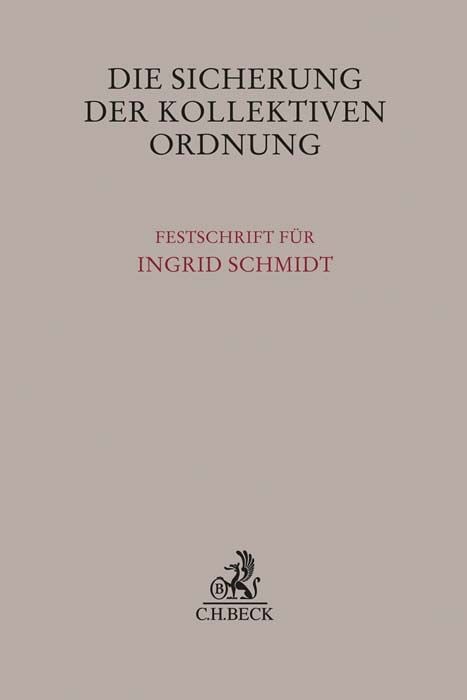 Produktbild: Die Sicherung der kollektiven Ordnung