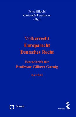 Produktbild: V&ouml;lkerrecht &ndash; Europarecht &ndash; Deutsches Recht