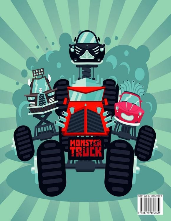 Produktbild: Monster Truck Malbuch f&uuml;r Kinder