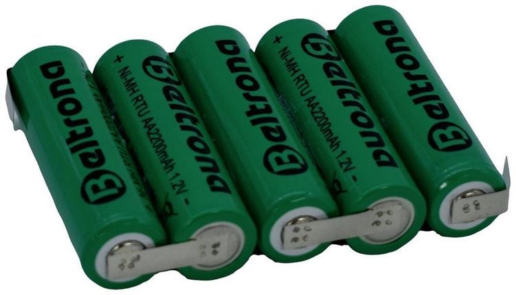 Produktbild: Beltrona RTU5AAZ Akkupack 5x Mignon (AA) Z-L&ouml;tfahne NiMH 6V 2200 mAh
