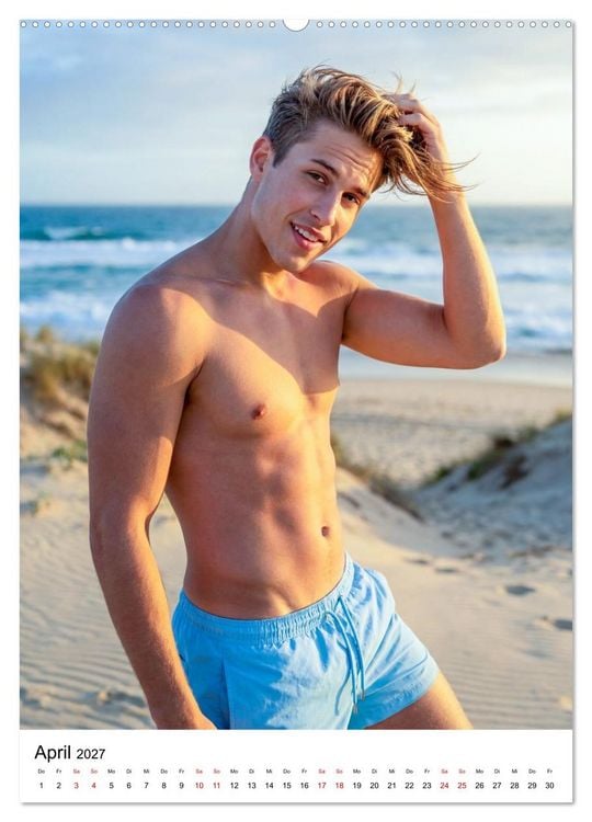 Produktbild: Guys Next Door - Junge M&auml;nner von nebenan (hochwertiger Premium Wandkalender 2027 DIN A2 hoch), Kunstdruck in Hochglanz
