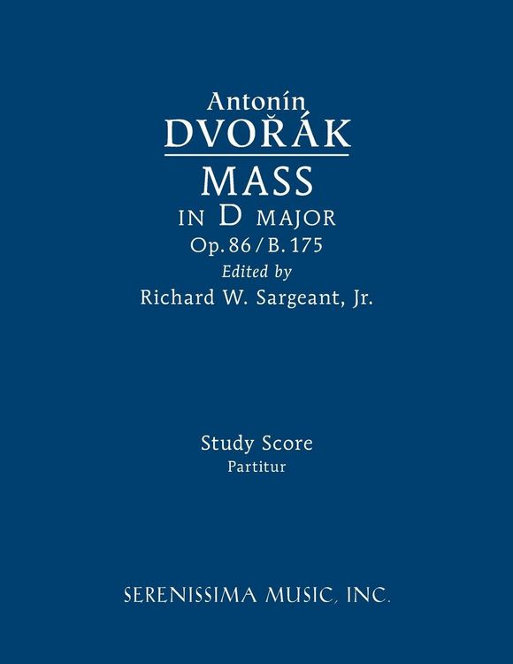 Produktbild: Mass in D major, Op.86 / B.175