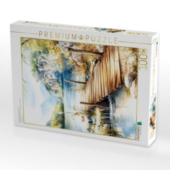 Produktbild: CALVENDO Puzzle Nationalparks Plitvicer Seen | 1000 Teile Lege-Gr&ouml;&szlig;e 64x48cm Foto-Puzzle f&uuml;r gl&uuml;ckliche Stunden
