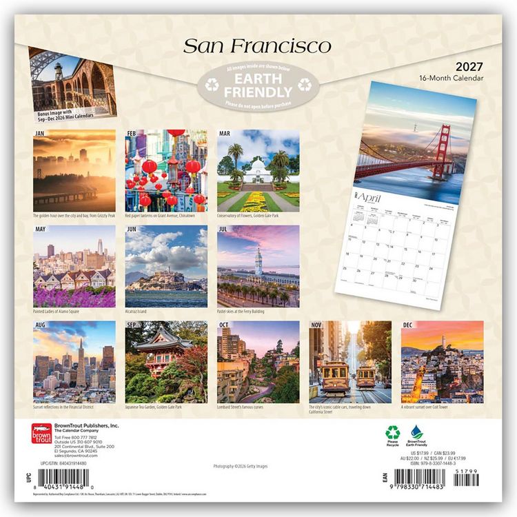 Produktbild: San Francisco 2027 &ndash; 16-Monatskalender