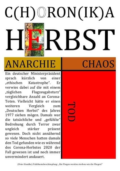 Produktbild: C(h)oron(ik)a Herbst [anarchie | Chaos | Tod]