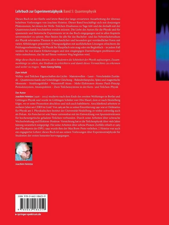 Produktbild: Lehrbuch zur Experimentalphysik Band 5: Quantenphysik