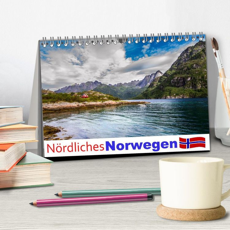 Produktbild: N&ouml;rdliches Norwegen (Tischkalender 2026 DIN A5 quer), CALVENDO Monatskalender