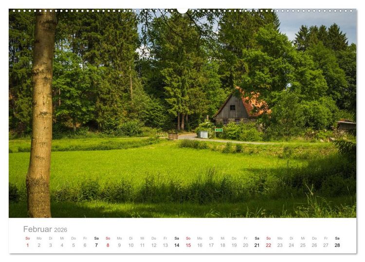 Produktbild: M&auml;rkisches Sauerland (Wandkalender 2026 DIN A2 quer), CALVENDO Monatskalender
